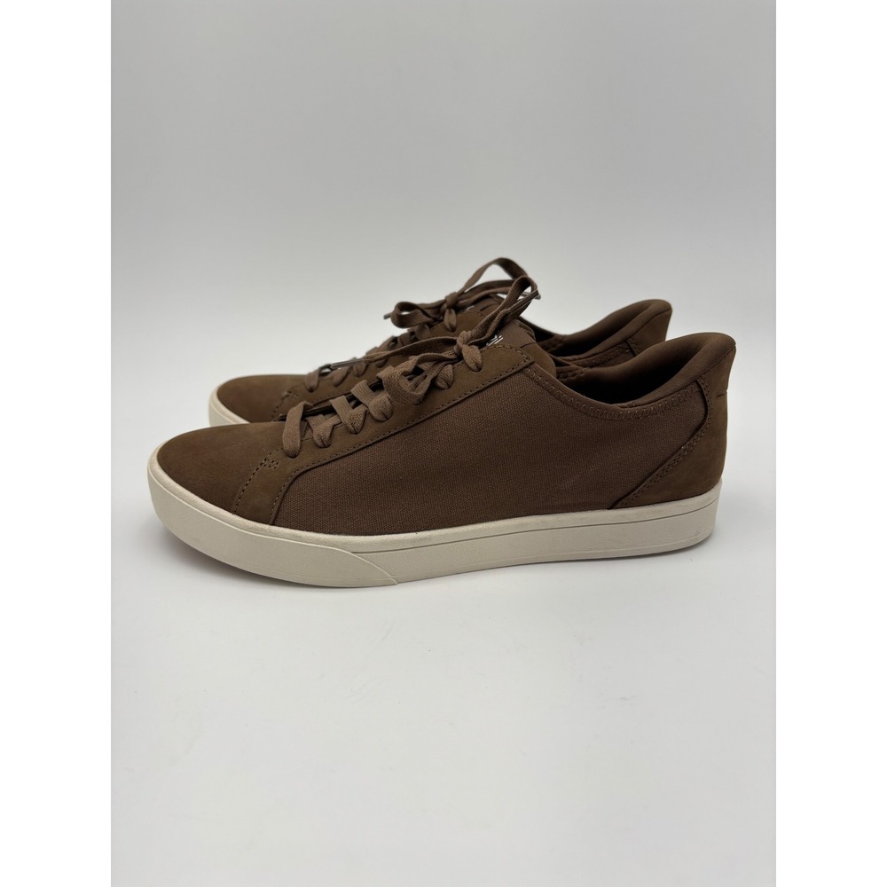 Kizik Lima Hands Free Sneakers Mens 7.5 Womens 8.5 Bison Brown Low Top Shoes - Picture 4 of 8